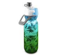 O2COOL Mist N Sip Bouteille d'eau de sport Vert ombré Prisme 567 g