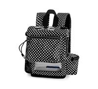 O2totes USA Sac à dos léger de qualité supérieure pour Inogen One G5/Inogen Rove 6, fond zippé, poches pour accessoires Inogen, pois, Fits: Inogen One G5