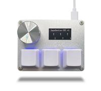 O3C jeu clavier SayoDevice OSU O3C déclencheur rapide Hall commutateurs magnétique rose commutateurs clavier bouton écran copie pâte Shotcut White OSU