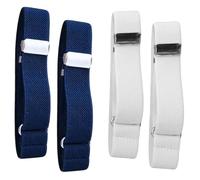 OAAO 4 Bracelets Élastiques, Les Manches De Chemise sont Antidérapantes Et Fermes, Accessoires Vestimentaires Pratiques Et À La Mode, Adaptés À La Compilation Quotidienne.