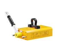 OABIWEGH Palan Magnétique Permanent Robuste, Double Circuit Magnétique avec Déverrouillage, Capacité De Traction De 660 à 2200 LB, Aimant De Levage pour Palan, Bloc, Grue D'atelier(Size:660LBS)