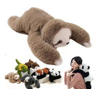 OADAA Animaux lestés pour Adultes, Peluche lestée pour Enfants et Adultes, Panda en Peluche lestée (Sloths, 30CM/11.8IN)