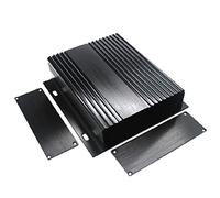 Oadnijuie Boîtier de projet extrudé Boîtier électrique en métal étanche Boîtier électrique Aluminium Amplificateur de puissance Châssis 5 91 x 5 79 61 (L x l)