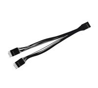 Oadnijuie Câble adaptateur USB 9 broches femelle vers mâle USB 2.0 9 broches Splitter Connecteur Cordon Cordon de qualité