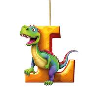 Oadnijuie Lot de 26 décorations de sapin de Noël en forme de dinosaure pour enfants, cadeau de Nouvel An, décoration de voiture, dessin animé, en acrylique, décorations d'arbre de Noël