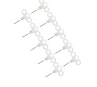 OAEPG Ancrages de camping haute résistance avec revêtement réfléchissant Durabilité Piquets à vis pour diverses configurations d'abris de terrain Piquets de tente de type lourd