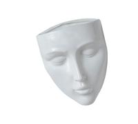 OAEPG Bouteille de fleurs en céramique à suspendre pour économiser de l'espace - Idéale pour chambre d'enfant, salon, balcon, décoration extérieure