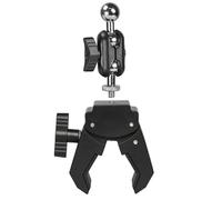 OAEPG Poignée solide pour guidon de vélo - 17 mm - Lien à tête sphérique - Pour smartphone, panneau lumineux, support de micro modifiable