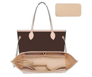 OAikor Organiseur de sac fourre-tout avec façonneur de base, insert de rangement de sac en feutre compatible avec Le pliage Large, neverfull MM, C.oach City 33, G.oyard PM et plus encore, séparateur