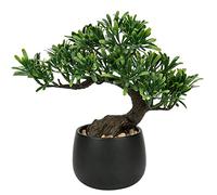 Oairse Bonsaï artificiel dans des pots en céramique - Bonsaï japonais artificiel décoratif - Plantes artificielles pour maison, table, bureau, salle de bain, étagère de chambre à coucher, décoration