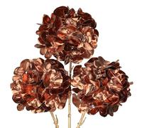 Oairse Fleurs de Noël artificielles Hortensia Paillettes Fleurs de Noël pour sapin de Noël Décoration DIY Fleurs artificielles pour décoration d'arbre de Noël Nouvel An Ornements