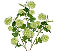 Oairse Lot de 3 Fleurs artificielles de Viburnum Fleurs artificielles comme de véritables Fleurs décoratives de Printemps pour Chambre de Mariage, Maison, Salon, Bureau,
