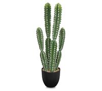 Oairse Plante artificielle de cactus - Grande plante artificielle en pot - Décoration de figue cactus Euphorbia Accruensis Cactus artificiel pour la maison, le jardin, le bureau, type 3