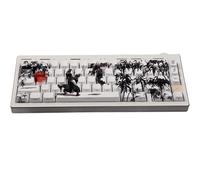 OAJABBGE 130 touches avec thème de combat et lampe de pression latérale transmise par l'artisanat pour les capots de clés de clavier mécaniques