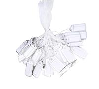 OAJABBGE 500pcs Professional Prices Tickets Silver Border Enhanced Visibility Sturdy Stock Paper for Business Use Professional Retail Price Tickets