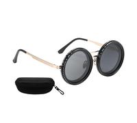 OAJABBGE Adjustable Dimming Sunglass Round Polarized Glasses Outdoor Fishing Glasses Tinted Eyewears for Outdoor Sports Adjustable Dimming Sunglasses