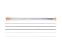 OAJABBGE Aiguille Creuse D'accrochage De Ver Terre Gréement Pêche en Acier Inoxydable Appât Pénétrant Foreur Outil Perforation 5 Pièces