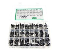 OAJABBGE Boîte de capacitor électrolyte monolithique céramique à basse fréquence 24 valeurs en aluminium multicouche 0 1 UF-1000 50 V 500 pièces