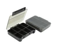 OAJABBGE Boîte De Rangement pour Matériel Pêche Couvercle Transparent Leurres Appâts Crochets Conteneur Stockage Boîte À Accessoires Étui Polyvalent pour Équipement Pêche