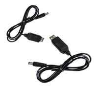 OAJABBGE Câble d'alimentation USB A DC5.5x2.1mm 5V À 9V pour Haut-parleurs Et Lumière Compatibles 100cm/39.37 Pouces Le Câble d'alimentation