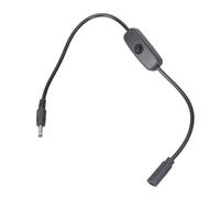 OAJABBGE Câble De d'alimentation Type C Femelle À 3 5 Mm 35 Mm avec Commutation pour Routeur Ventilateur Caméra Lumière LED Accessoire Caméra Sécurité Électronique Domestique