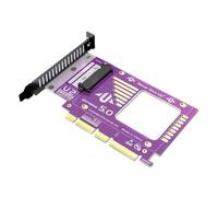 OAJABBGE Carte adaptateur d'extension PCIe5.0 NVMe pour disques durs PCIExpress 5.0 Compatible avec l'emplacement PCIExpressX4