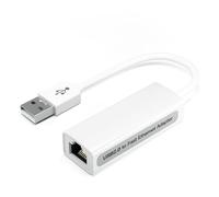 OAJABBGE Carte réseau externe USB 2.0 vers RJ45 10/100 Mbit/s adaptateur Gigabit Ethernet pour tablettes