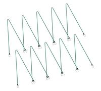 OAJABBGE Cordes Élastiques Portables De Camping Paquet 10 Alpinisme Multifonctionnel pour Les Activités Plein Air Et Le Stockage dans Le Garage Crochet Métallique