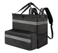 OAJABBGE De Livraison Pizza À Plan Arrière Ventilé Bande Méditative Sécurité Livraison Pizza Isolé En Tissu Universitaire