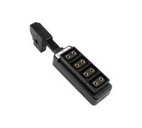 OAJABBGE Diviseur De Puissance Batterie Professionnel À 4 Voies 16cm Protections Sûres Séparateur D-Tap Cordon Adaptateur 1 Entrée 4 Sorties Hub Distribution D-Tap