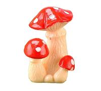 OAJABBGE Figurine de champignon miniature en résine Sculpture décorative pour la maison, le jardin, la cour, la pelouse, accessoires de décoration