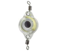 OAJABBGE Lampe Clignotante sous-Marine pour Appâts en Forme d'oeil De Poisson Petit Leurre De Pêche Lampe Attractive pour La Nuit