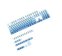 OAJABBGE Lot de 134 capuchons de touches à sublimation de la chaleur avec colorant sous-lit couleur OEM hauteur pour clavier mécanique pour les écrivains