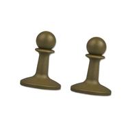 OAJABBGE Lot De 2 Capuchons Anti-Tonnerre pour Tige Tente Accessoire en Silicone Antistatique Installation Facile pour Tige Tente Camping en Plein Air Capuchon Anti-Foudre