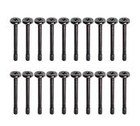 OAJABBGE Lot de 20 vis plates 6# - 32 x 30 mm pour montage de tête - Pour PC - Pour boîtier de carte vidéo - Refroidisseur d'eau - Ventilateur