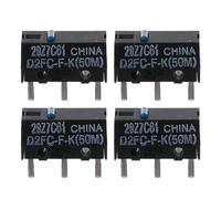 OAJABBGE Lot de 4 micro-commutateurs D2FC F K (50 m) pour souris MX G Series/pour souris Trackball G5