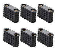 OAJABBGE Lot De 6 Sangles Pied pour Planche Surf Accessoire À Pagaie Écrou en Laiton Plastique Voile 2 Trous Filetage 5 Mm Accessoire Pagaie Écrou en Laiton