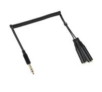 OAJABBGE Mâle 6 35 Mm Câble Séparateur Son Y 1/4 Pouces 2x6. Câble Adaptateurs De Son Stéréo 1/4"