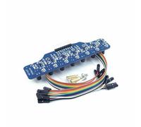 OAJABBGE Module capteur de suivi de ligne 7 canaux avec réponse rapide pour les amateurs de robotique