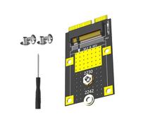 OAJABBGE MSATA Carte adaptateur Risers Msata Solid States Disk Le MSATA prend en charge 2230 2242 Solid States Disk Adapter
