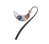 OAJABBGE Mystical Moonlit Tree Metal Alloy Page Holder for Night Readers & Literary Gifts Decorative Bookmark Jewelry