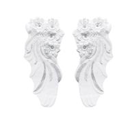 OAJABBGE Pearlescent Applique Embroidered Flower Accessory Hand Sewn Sequins And Beads For Wedding Party Attire Elegant Evening Gown Embroidery Patches