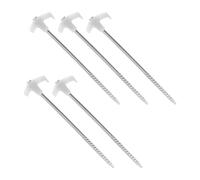 OAJABBGE Piquet De Camping en Plein Air avec Ancres À Tête Lumineuse 5 Pièces Remplacement De Tente en Acier Pelouses Durables Et Robustes pour Ancres