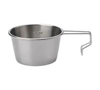 OAJABBGE Plat De Camping Polyvalent en Acier Inoxydable 200 ML Solution Restauration Résistante À La Tasse Randonnée pour Activités Plein Air Bol Camping Portable pour La Randonnée