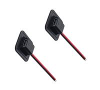 OAJABBGE Polyvalence À Souder sur Les Connecteurs Câble D'extension 'Alimentation pour Les Passionnés Doté 'Un Port USB DC5521 Câblage De 10 Cm Câble De Connecteurs Femelles À Couture Universelle