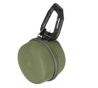 OAJABBGE Portable Outdoor Pet Bowl with Storage Case Hangable Double Cup Pet Feeders Drinking for Camping Stainless Steels Double Quck Hanging Bag