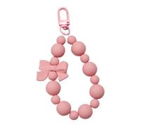 OAJABBGE Porte-clés En Perles Nœuds Doux Pendentif De Voiture Porte-clés À Nœud Papillon Ornements Suspendus Pour À Breloque