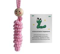 OAJABBGE Réconfortant des Chenilles Au Crochet À Main Carte Jouets Au Crochet pour Le Bien-être Mental pour Libération D'anxiété Réconfort Conscient