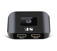 OAJABBGE Répartiteur 8K 2 x 1 Amplificateur Répartiteur 2 en 1 Boîte de distribution vidéo pour moniteurs HDTV PC