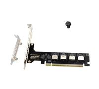 OAJABBGE SFF 8612 SFF 8611 PCIe 16x Adapter Supports Up to Four Disks Simultaneously Fast Transfer Internal External Adapter